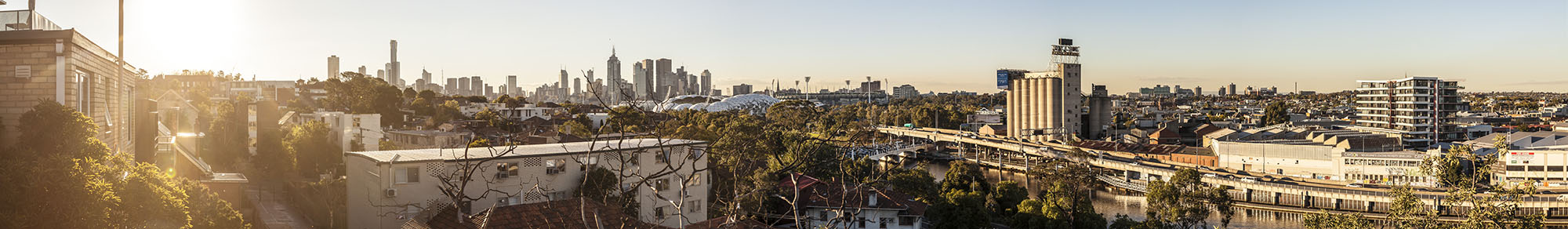 Viewline photography Melbourne panoramic view from proposed development site height